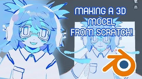 Making a 3D Vtuber Avatar FROM SCRATCH in BLENDER