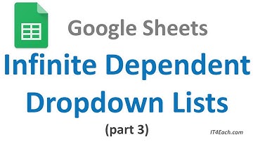 Бесконечные Зависимые Выпадающие Списки в Google Sheets (часть 3)