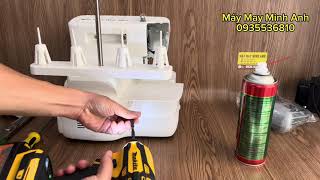 How to oil and lubricate your Singer S14-78 serger, standard disassembly guide