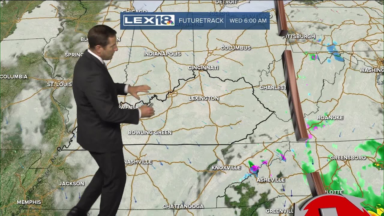 Another Round of Showers Tuesday - YouTube