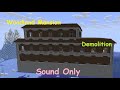 【Part6】ASMR Minecraft sound only Demolish Woodland Mansion no talking sleep induction