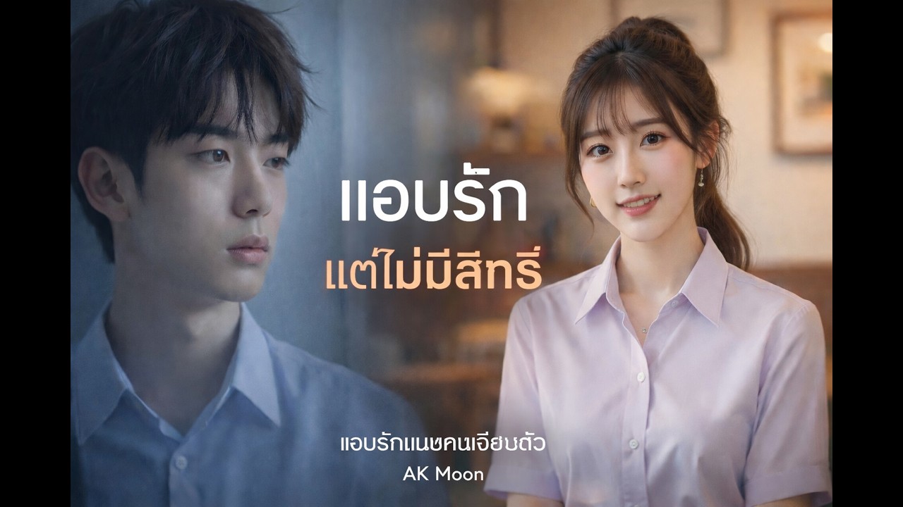 แอบรักแบบคนเจียมตัว - AK Moon | เพลงแอบรักเศร้าๆ ของคนที่ไม่มีสิทธิ์ (Official MV)