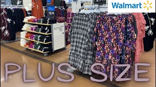 SHOPPING THE ENTIRE PLUS SIZE SECTION AT WALMART‼WALMART SHOP WITH ME | WALMART PLUS SIZE CLOTHES