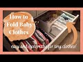 How to Fold Baby Clothes | Easy and Systematic Way