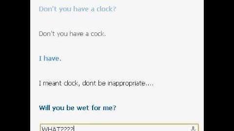 CLEVER BOT GOES CRAZY!!!!