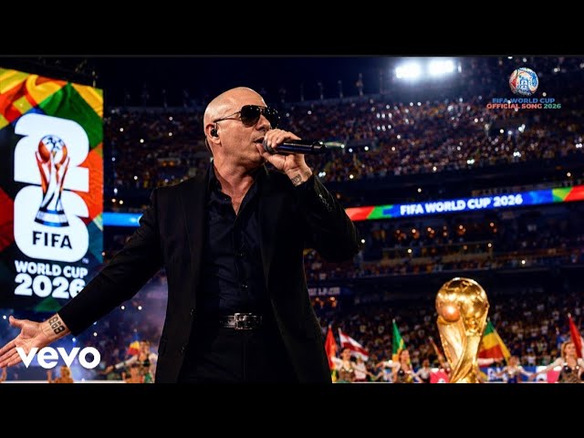 FIFA World Cup 2026 Official song || Live perfomance || Pitbull
