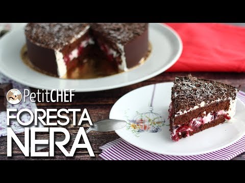 Video: Torta Al Cioccolato Con Panna E Ciliegie