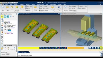 Mastercam Interface Vericut -Gia công vỏ hộp số - Lập trình gia công nhiều gốc Mastercam G54 G55 G56