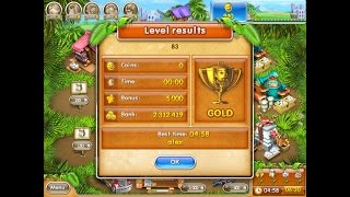 Farm Frenzy 3 only GOLD (level 83) playthrough Веселая ферма 3 (уровень 83) Золото
