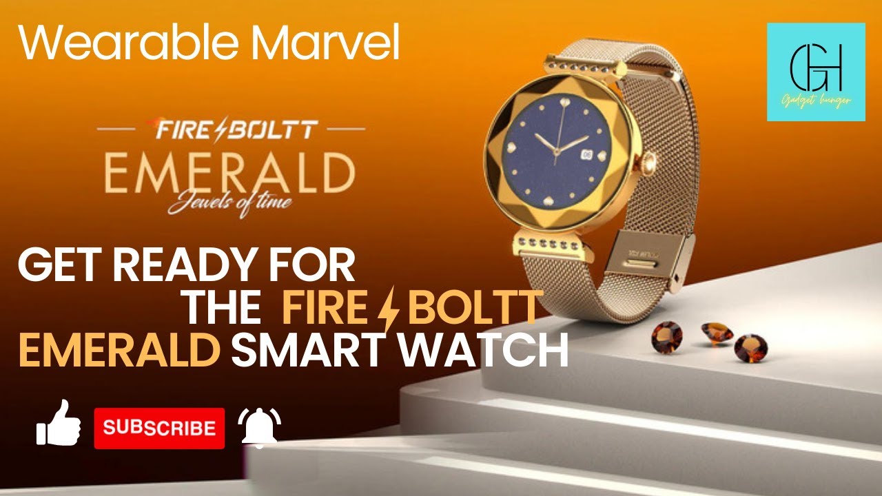 Ignite Your Style with Fire-Boltt Emerald Watch: The Ultimate Fusion of Tech and Elegance!