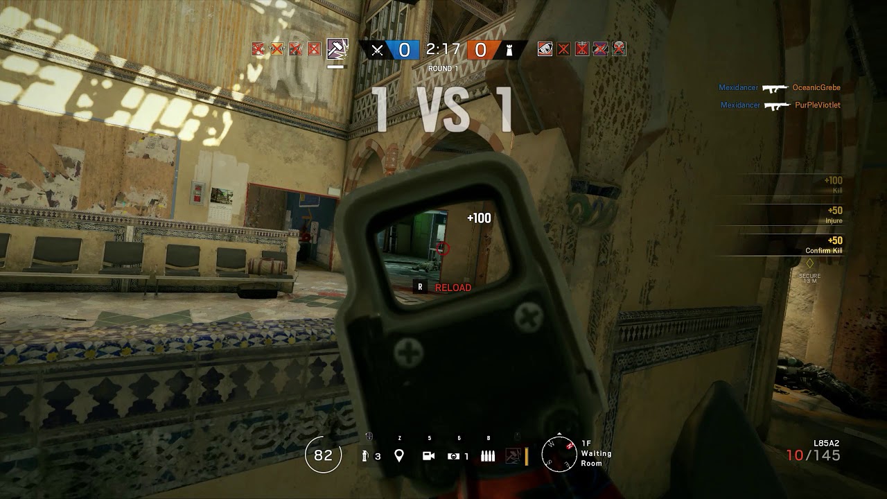 Rainbow Six Siege 1v4 clutch - YouTube