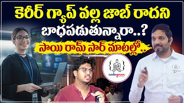CodeGnan Interview : Career Gap Jobs | Skill Development Programs | Software Industry Opportunities