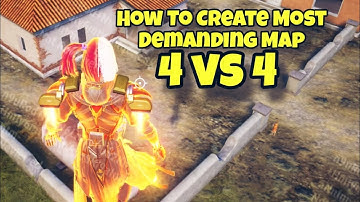 How To Create 4 vs 4 Wow Map With a to z Details