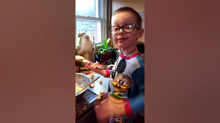 Kids make cookies... wait for it