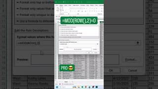 How to highlight every other row in Excel‼️