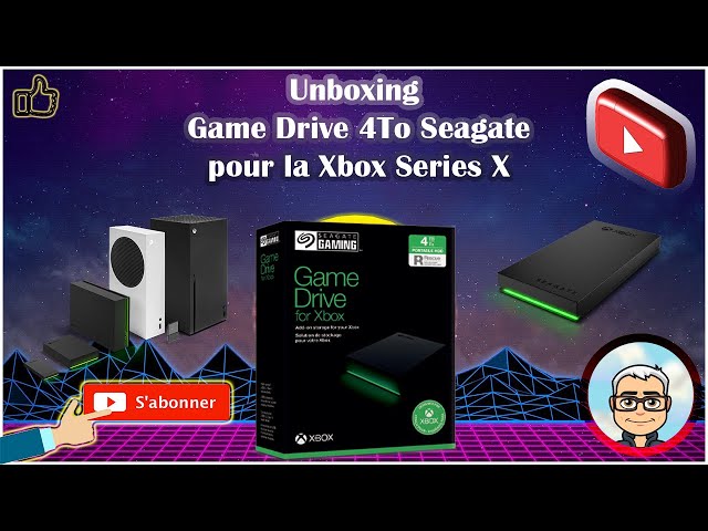 Unboxing Game Drive 4To Seagate pour la Xbox Series X - Un disque