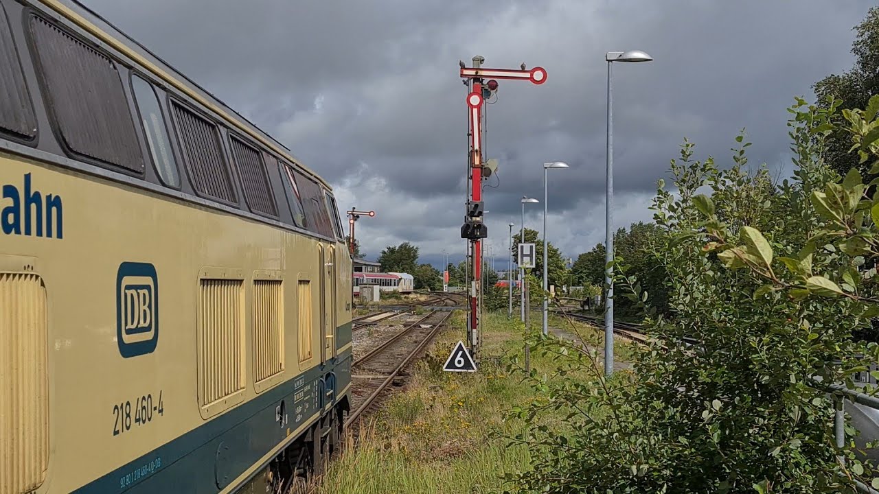 Nordfriesland Teil 2 - Kurswagen rangieren in Niebüll und Dagebüll