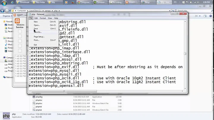 The openssl extension is missing