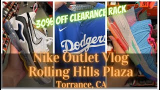 Nike Factory Store Vlog Torrance 1st Weekend of June 2021 - 30% Off Clearance Rack No Hash Wall Off