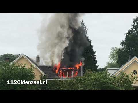 Uitslaande woningbrand in Oldenzaal