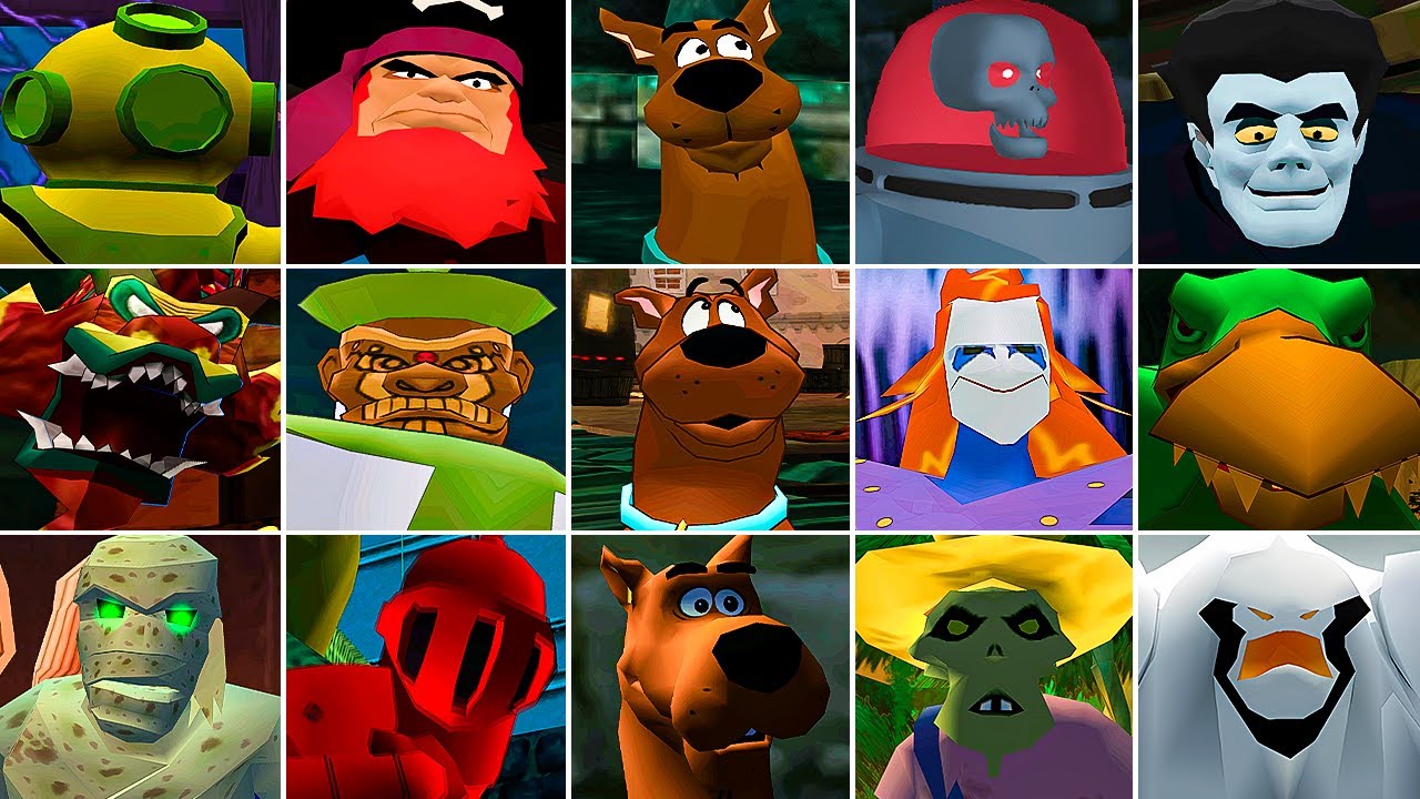 Scooby-Doo Trilogy - All Bosses (No Damage) & Ending with Cutscenes | 4K 60FPS