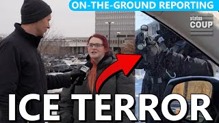 "HE WAS SHAKING!" ICE Aims Gun at Watchers LEGALLY Following Them