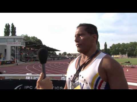 Entrevista: Anibal Bello - Javelin F11 winner - 2013 IPC Athletics
World Championships Lyon