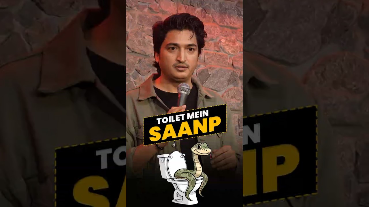 Toilet Mein Saanp 😱  Stand Up Comedy😅 #standupcomedy #hindistandup #indianstandup #standup #comedy