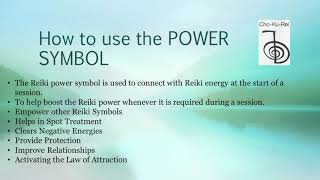 For Reiki Practitioners Level 1 - Cho Ku Rei Symbol