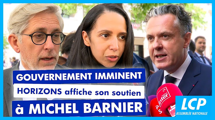 Le groupe Horizons affiche son soutien au Premier ministre Michel Barnier - 11/09/2024