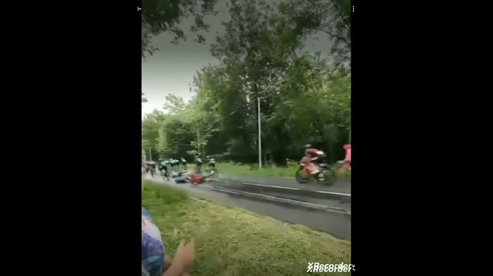 La chute massive lors de la cinquième étape du Critérium du Dauphiné