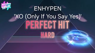 PERFECT HIT | ENHYPEN 'XO (Only If You Say Yes)' - HARD (LEVEL 11) | RYTHM HIVE screenshot 4