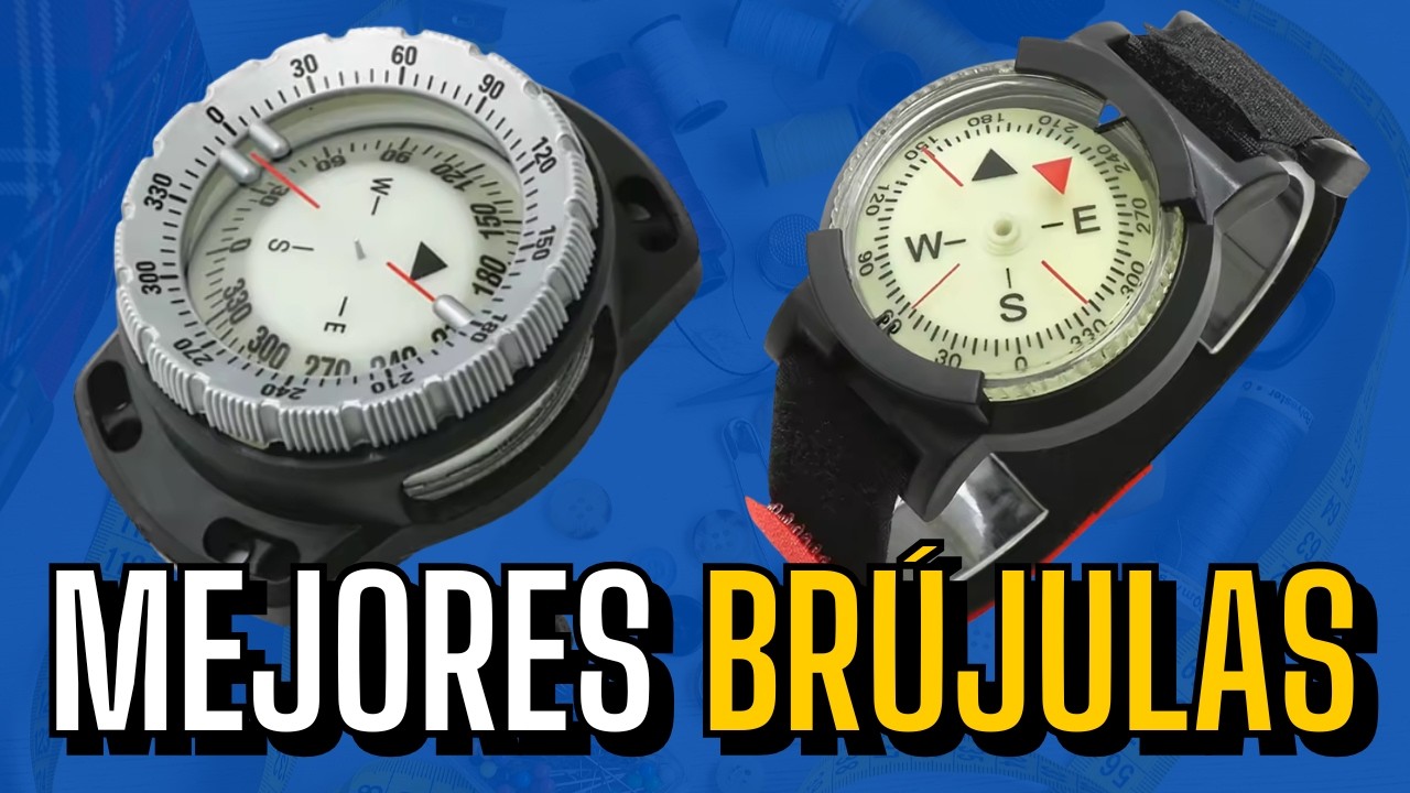🔥 Las 7 mejores BRÚJULAS PROFESIONALES BARATAS de Aliexpress [2026] Tácticas, Militares