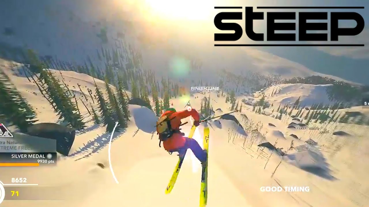 Steep Gameplay Ski Snowboard Tricks Wingsuit Flying Youtube within Snowboard Tricks Game