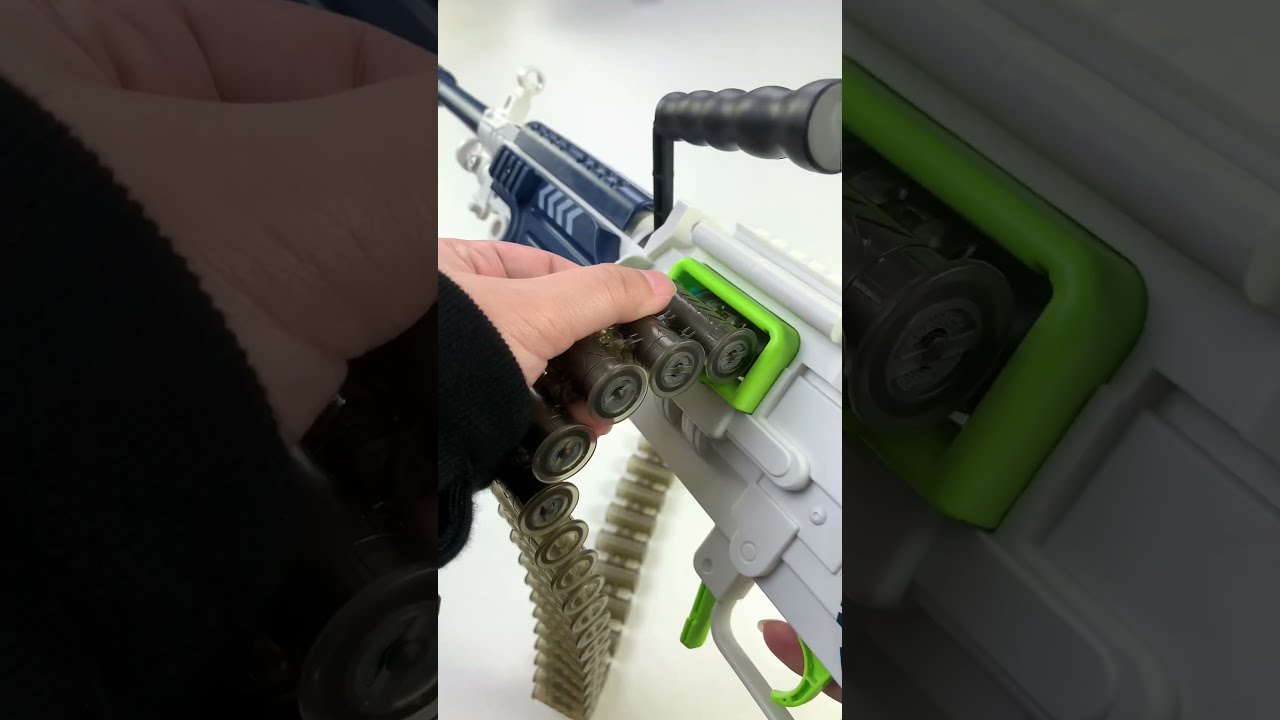 Large Ammo M249 Nerf Gun To Surprise Your Siblings Short