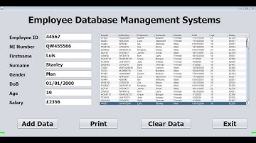 How to Create an Employee Database Management Systems using SQLite in Java NetBeans - Full Tutorial
