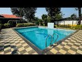 2 BHK 22.5 Guntha #luxuryfarmhouse #forsaleinkarjat with Big #swimmingpool call us 9773181911