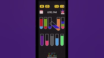 Water Sort puzzle level 1140 | AYU Gamester #shorts