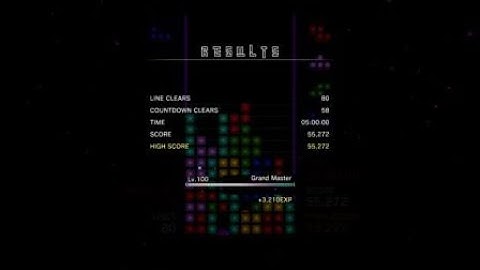Tetris Effect - Countdown - 55,272 - SS Rank