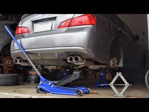 Jacking, Lifting & Securing Points on a 2006-2010 Infiniti M35 M45. Jackstand Safety| Detailed Video