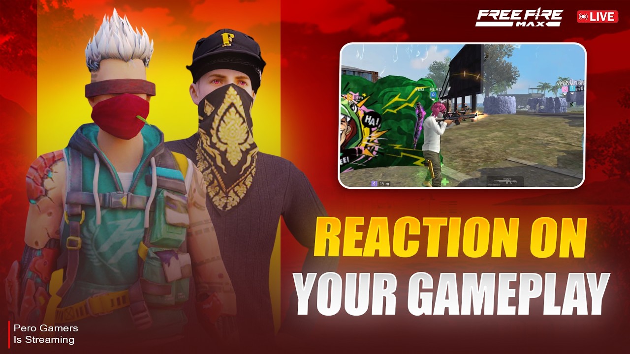 FREE FIRE LIVE IN TELUGU GUILD TRAILS AND4V4 ROOMS AND MAD REACTION🔥ON ...