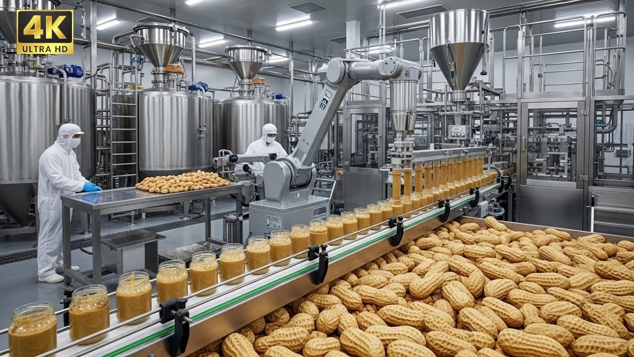 Inside a Crunchy Peanut Butter Factory: How They Make the Perfect ...