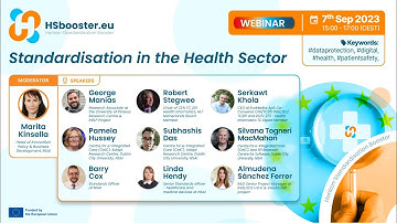 HSbooster.eu Webinar - Standardisation in the Health Sector - 7 September 2023