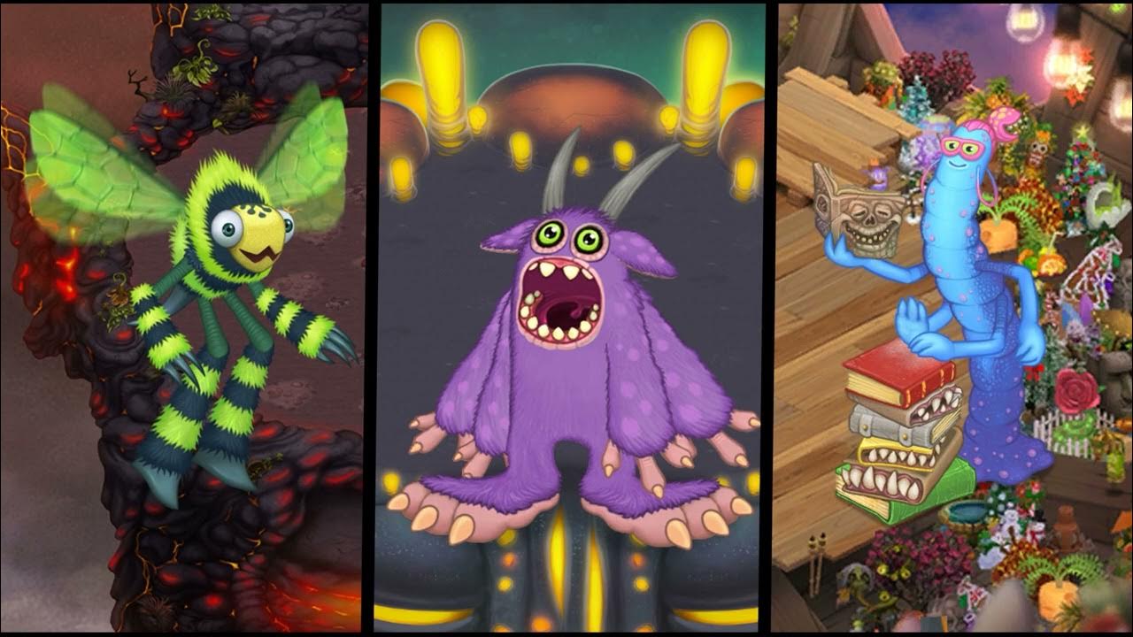 Ти рокс в my singing. ФАНГЛЕР my singing Monsters. Кальмар my singing Monsters. Гениальный дуэт my singing Monsters. ГУДЖУБ my singing Monsters.