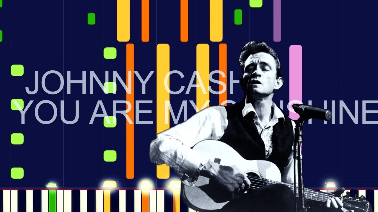 Johnny Cash YOU ARE MY SUNSHINE (PRO MIDI REMAKE / CHORDS) "in the