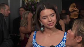 Ángela Aguilar Red Carpet Interview | 2019 GRAMMYs