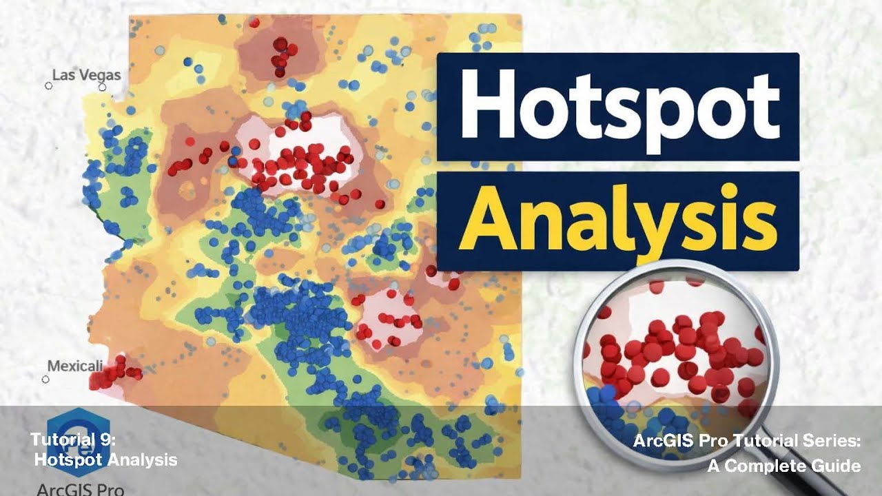 Hotspot analysis in ArcGIS Pro (Tutorial 9) - YouTube