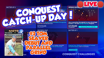 🔴 LIVE 93 TOM SEAVER DEBUT AND CONQUEST CATCH-UP DAY IN MLB THE SHOW 22 DIAMOND DYNASTY