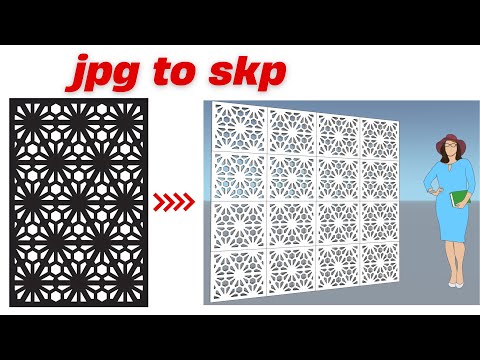 JPG to sketchup: 3D Modeling Tutorial with GRC Jali — video thumbnail