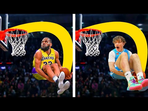ПОВТОРИЛИ 10 ЛУЧШИХ ДАНКОВ NBA НА НИЗКОЕ КОЛЬЦО